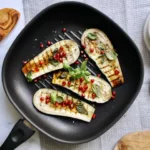 Grillpfanne mit Aubergine