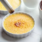 Französisches Dessert Crème Brûlée
