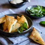 Spinat-Feta Blätterteig-Taschen