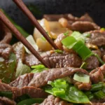 Stir Fry mit Rind und Zuckerschoten