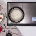 Joghurt in der Eismaschine