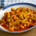 Türkische Kichererbsen-Okra-Pfanne