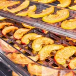 Gedörrte Apfelchips