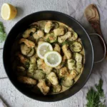 Hähnchengeschnetzeltes mit Zucchini an Rahmsauce