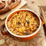 Polnischer Bigos (Sauerkraut Eintopf)