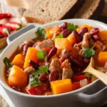 Kürbis-Bohnen Chilli