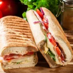 Panini mit Schinken und Käse