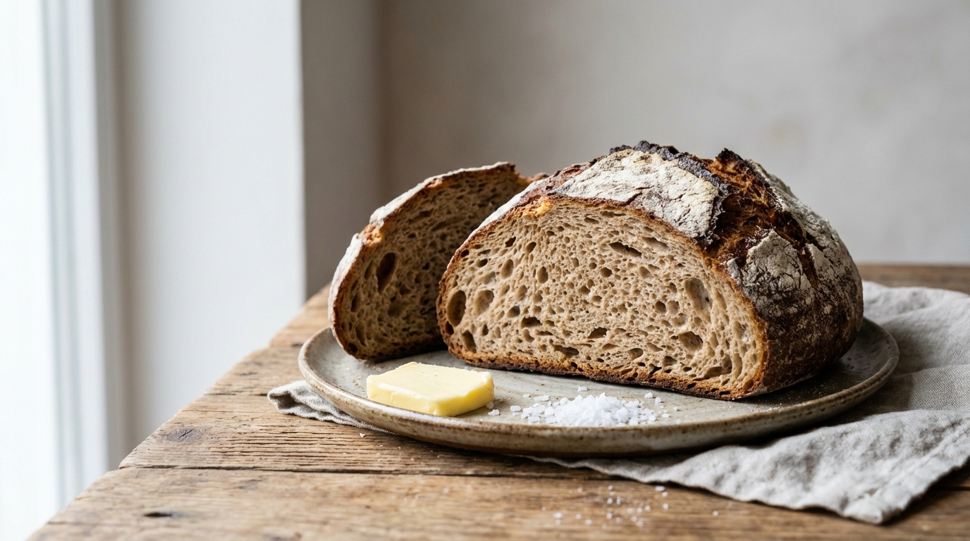Rustikales Bauernbrot mit knuspriger Kruste: So gelingt der Klassiker